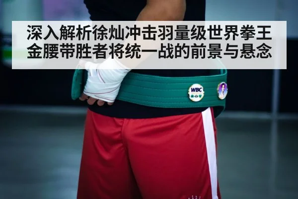 深入解析徐灿冲击羽量级世界拳王金腰带胜者将统一战的前景与悬念